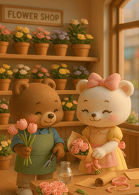 Flower Shop Sweet Blooming Day