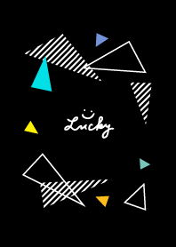 Stylish Triangle Black17 from Japan