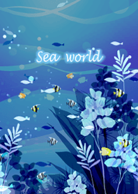 Clear sea world and tropical fish4