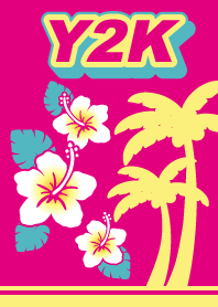 Y2K ハワイ ハイビスカス 海 平成ギャル 2