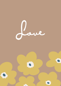 in bloom, flower / mocha