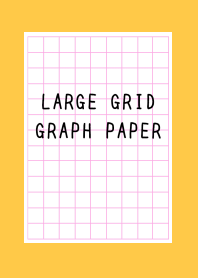 LARGE PINK GRID GRAPH PAPER-ORANGEj