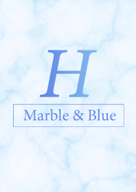 H-Marble&Blue-Initial