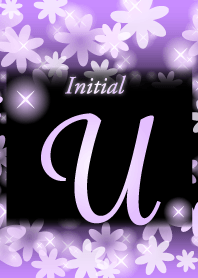 U-Initial-Flower-Purple&black