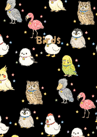 My beloved bird03 black