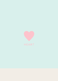 Simple Heart / Healing  Beige&Blue Green