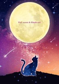 Bring good luck Full moon & Cat 12
