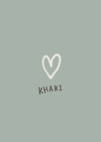 Heart / Simple / Khaki / Beige