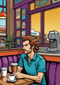 Cozy Coffee shop 55Ab2B