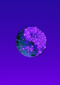 Lucky Yin and Yang Purple