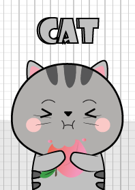 Minamal Grey Cat 2