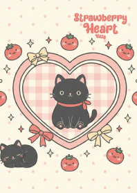 Strawberry Heart Kitty
