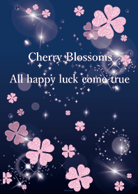 ネイビー : 幸運の桜とラピスラズリ