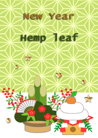 New Year(Hemp leaf)