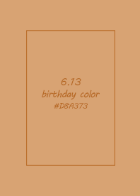 birthday color - June 13
