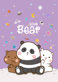 คุณหมี มินิ สีม่วง