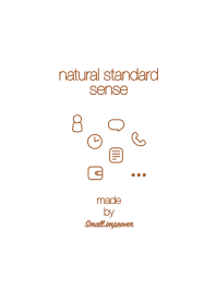 natural standard sense -BW-