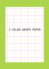 2 COLOR GRAPH PAPER/PINK&YEL/RED/GREEN