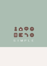 シンプル（beige green)V.374