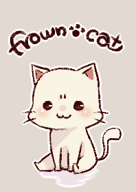 frown cat
