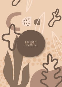 Abtract Brown Hand Drawn Shapes