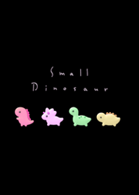 3d small dinosaur/acid black