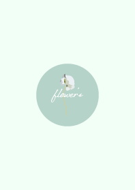 simple love flower Theme Happy06