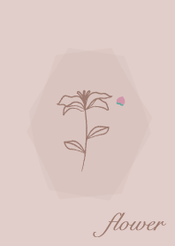 flower <Peach> brown