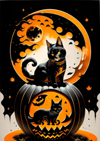 halloween cat 9E8Fef