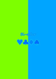 バイカラー -Yellow green & Light blue-