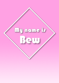 Name Bew Ver. Pink Style (English)