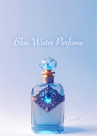 Blue water perfume