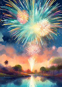 Beautiful Fireworks Theme#870