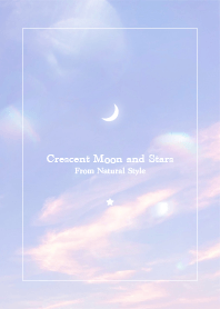 Crescent moon and stars #49