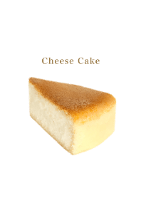 チーズケーキです　スイーツ　シンプル