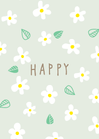 Pretty white flowers leaves6 from Japan