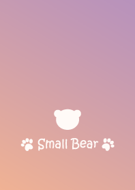 Small Bear *ORANGE+PURPLE*