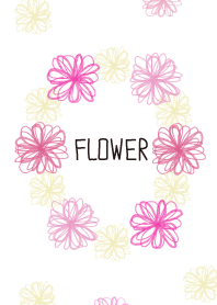 FLOWER-ピンク-
