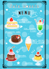 Cute sweets! -blue- Revised