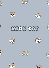 neko head1 / slate blue