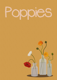 Poppies02 + br/beige