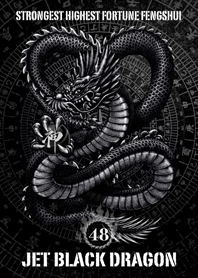 Jet black dragon Lucky 48