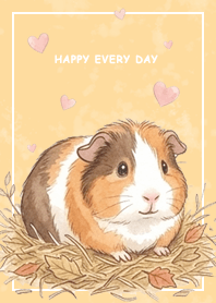 Guinea Pig/Marble/Yellow
