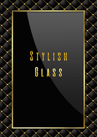 Stylish glass quilt black