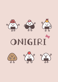 rice ball Ribbon'Pink'