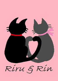 黒猫のリル＆リン♪