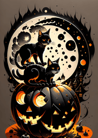 cat halloween 0aAC70