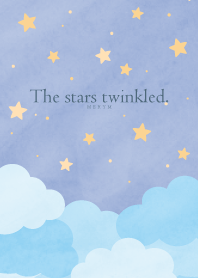 The stars twinkled - BLUE 9
