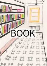 A room with books