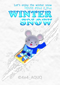 2 Blue_MOUSE_WINTER SNOW_Ver.3